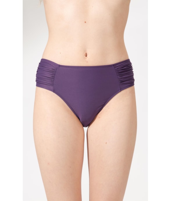 Calcinha Franzida Comfort Clássicos Roxo