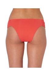 Calcinha Franzida Comfort Dots Coral