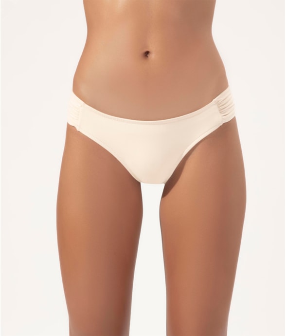 Calcinha Franzida Comfort Draping Off White