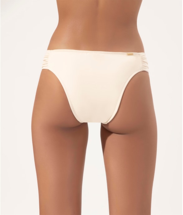 Calcinha Franzida Comfort Draping Off White