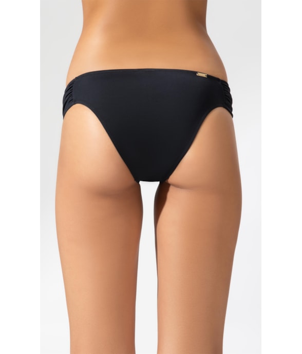Calcinha Franzida Comfort Draping Preto