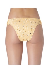 Calcinha Franzida Comfort Drops Amarelo
