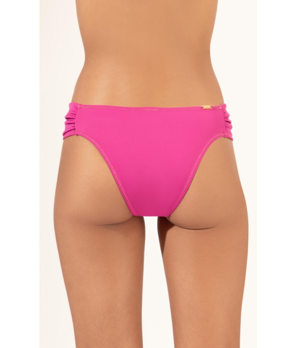Calcinha Franzida Comfort Gaia Pink