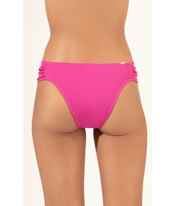 Calcinha Franzida Comfort Gaia Pink