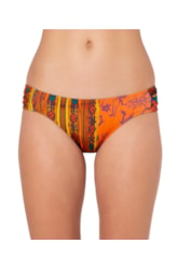 Calcinha Franzida Comfort Irina Marrom