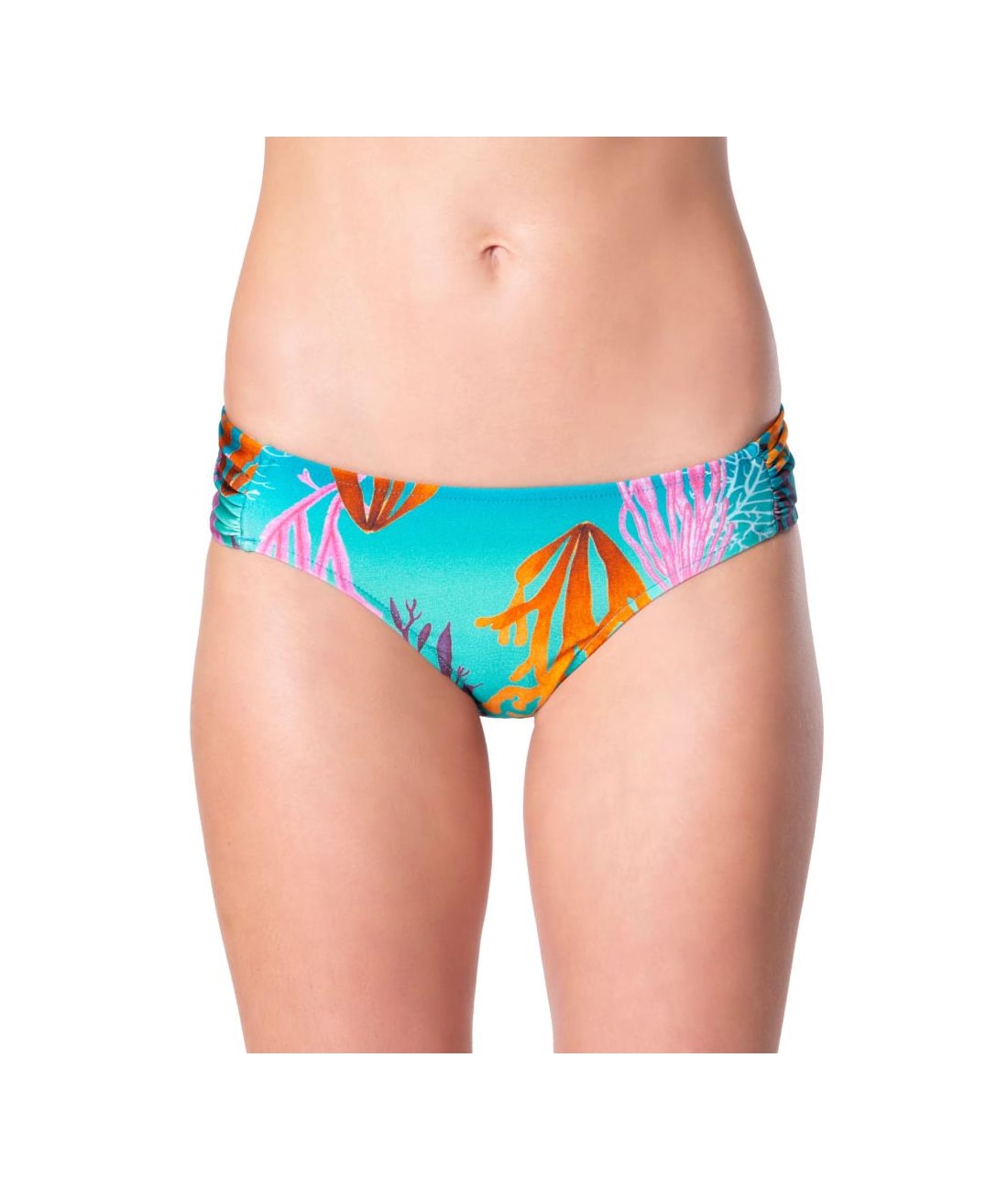 Calcinha Franzida Comfort Kona Turquesa