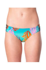 Calcinha Franzida Comfort Kona Turquesa
