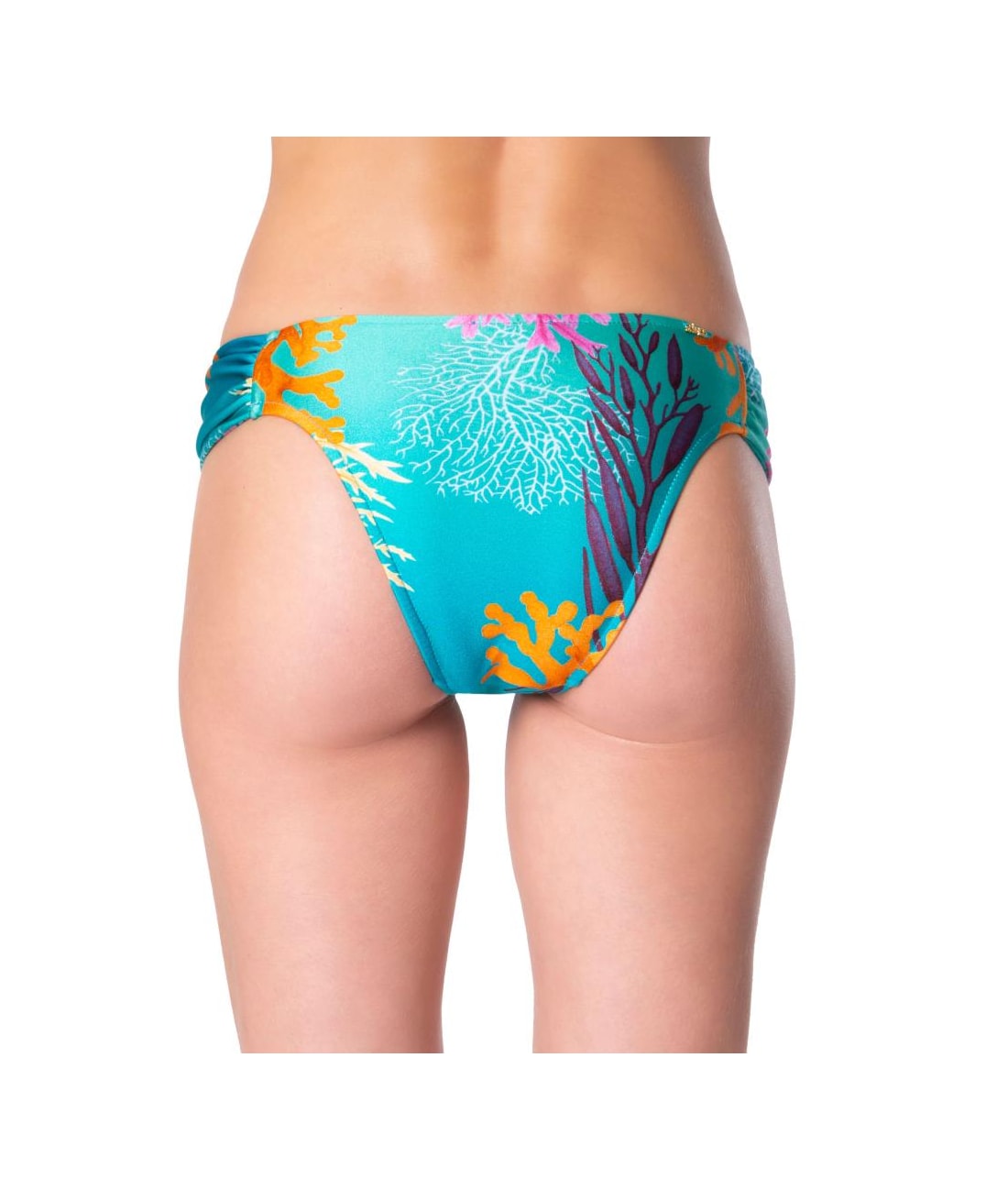 Calcinha Franzida Comfort Kona Turquesa