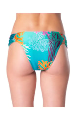 Calcinha Franzida Comfort Kona Turquesa