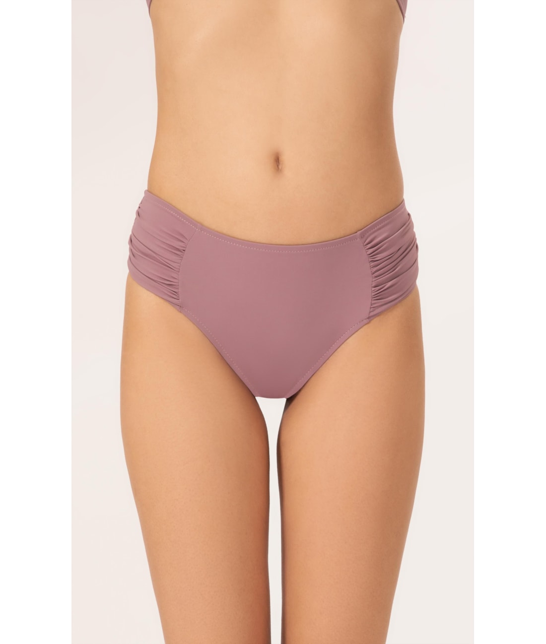 Calcinha Franzida Comfort Larga Air Sense Old Purple