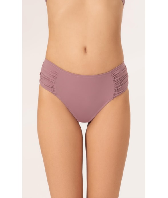 Calcinha Franzida Comfort Larga Air Sense Old Purple