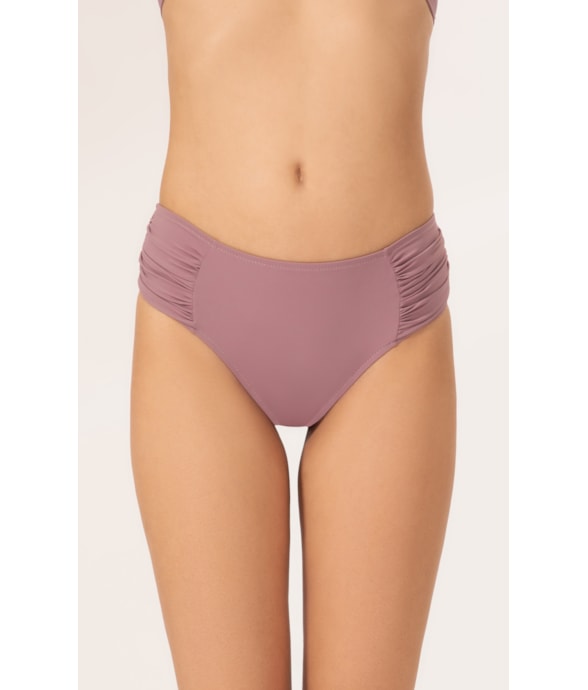 Calcinha Franzida Comfort Larga Air Sense Old Purple