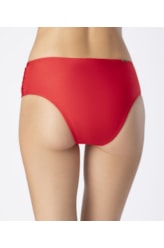 Calcinha Franzida Comfort Larga Ártico Vermelho