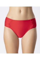 Calcinha Franzida Comfort Larga Ártico Vermelho