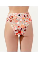 Calcinha Franzida Comfort Larga Belize Natural