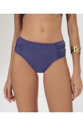 Calcinha Franzida Comfort Larga Califórnia Old Purple
