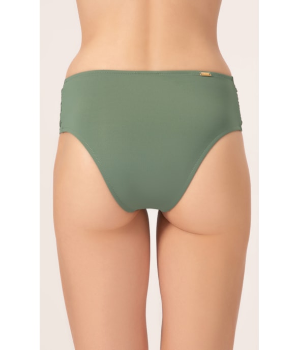 Calcinha Franzida Comfort Larga Clássicos Bottle