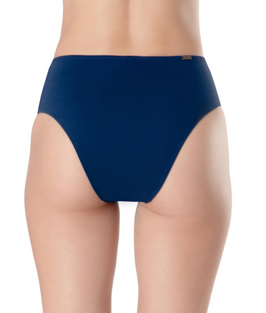 Calcinha Franzida Comfort Larga Clássicos Marinho