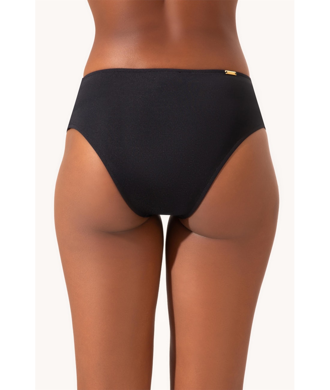 Calcinha Franzida Comfort Larga Clássicos Preto I