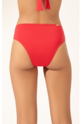Calcinha Franzida Comfort Larga Clássicos Vermelho