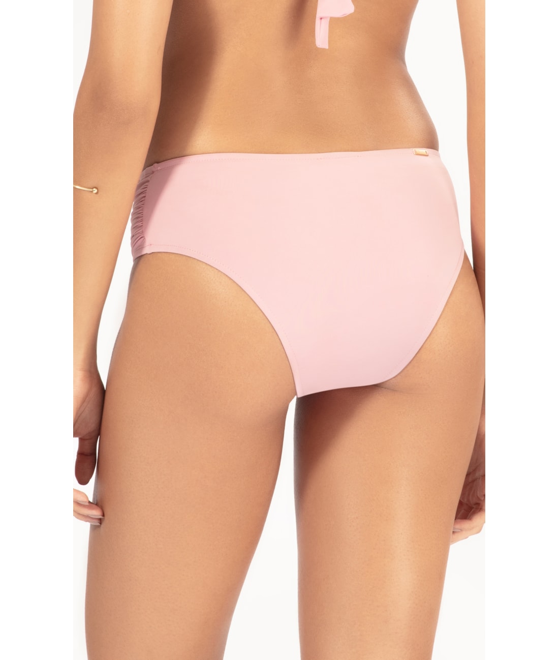 Calcinha Franzida Comfort Larga Fluid Rosa