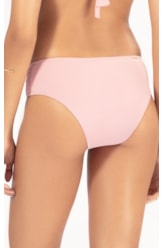 Calcinha Franzida Comfort Larga Fluid Rosa