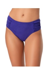 Calcinha Franzida Comfort Larga Leme Azul Bic