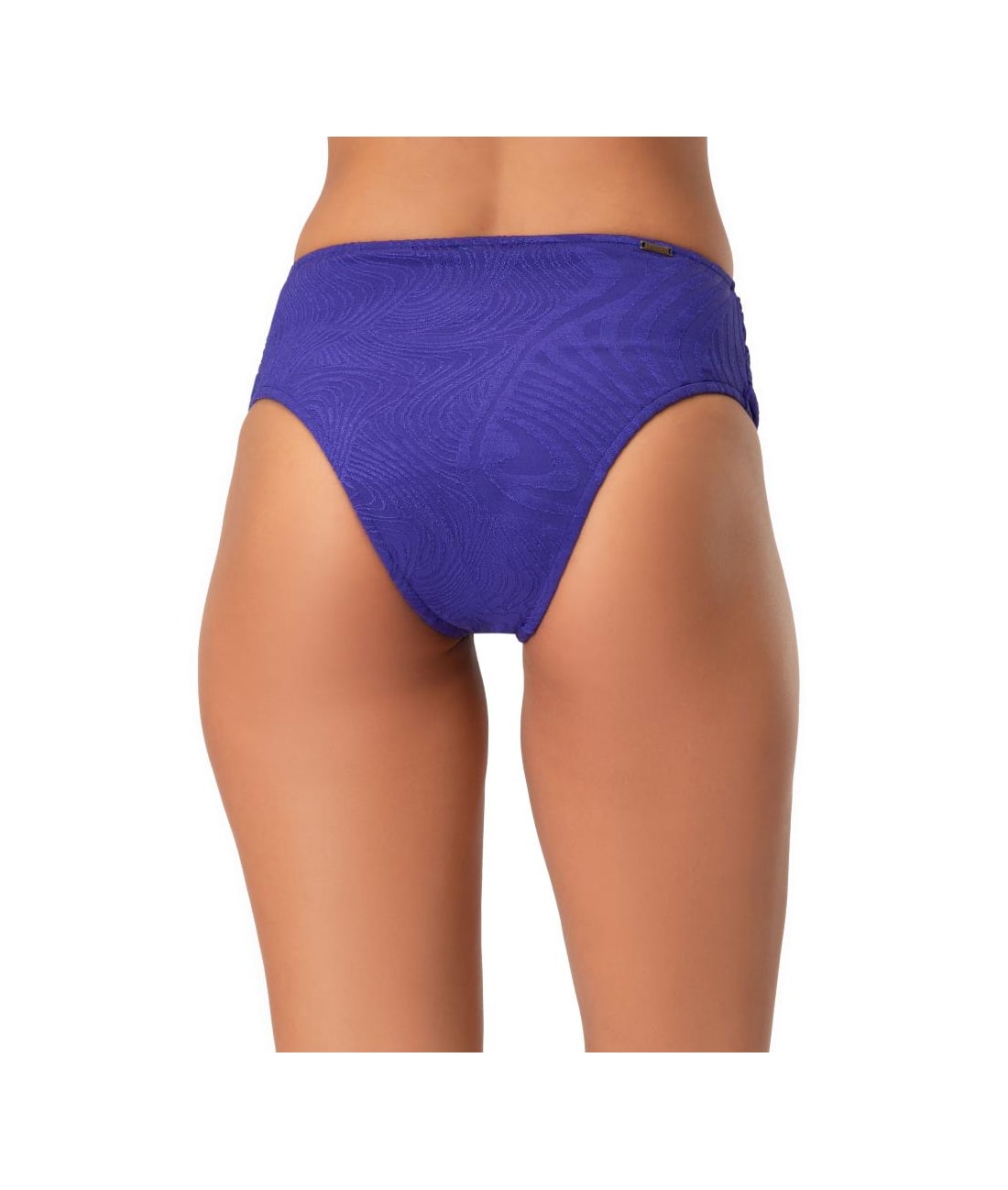 Calcinha Franzida Comfort Larga Leme Azul Bic