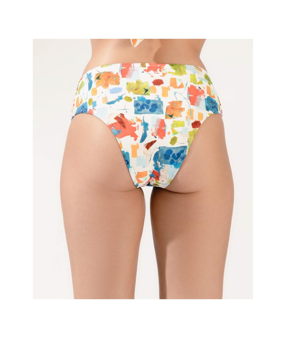 Calcinha Franzida Comfort Larga Maiôrca Branco