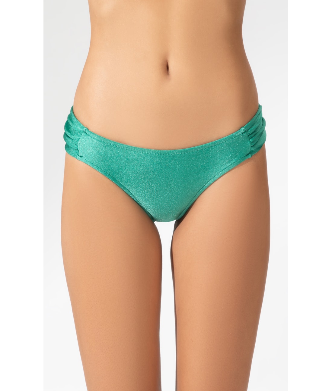 Calcinha Franzida Comfort Le Soleil Verde Claro