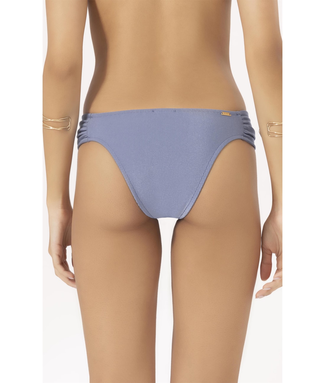 Calcinha Franzida Comfort Magic Azul Seco