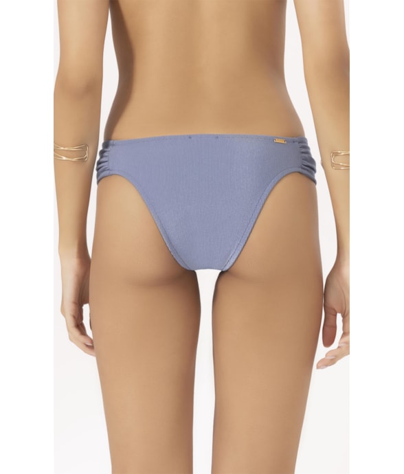 Calcinha Franzida Comfort Magic Azul Seco