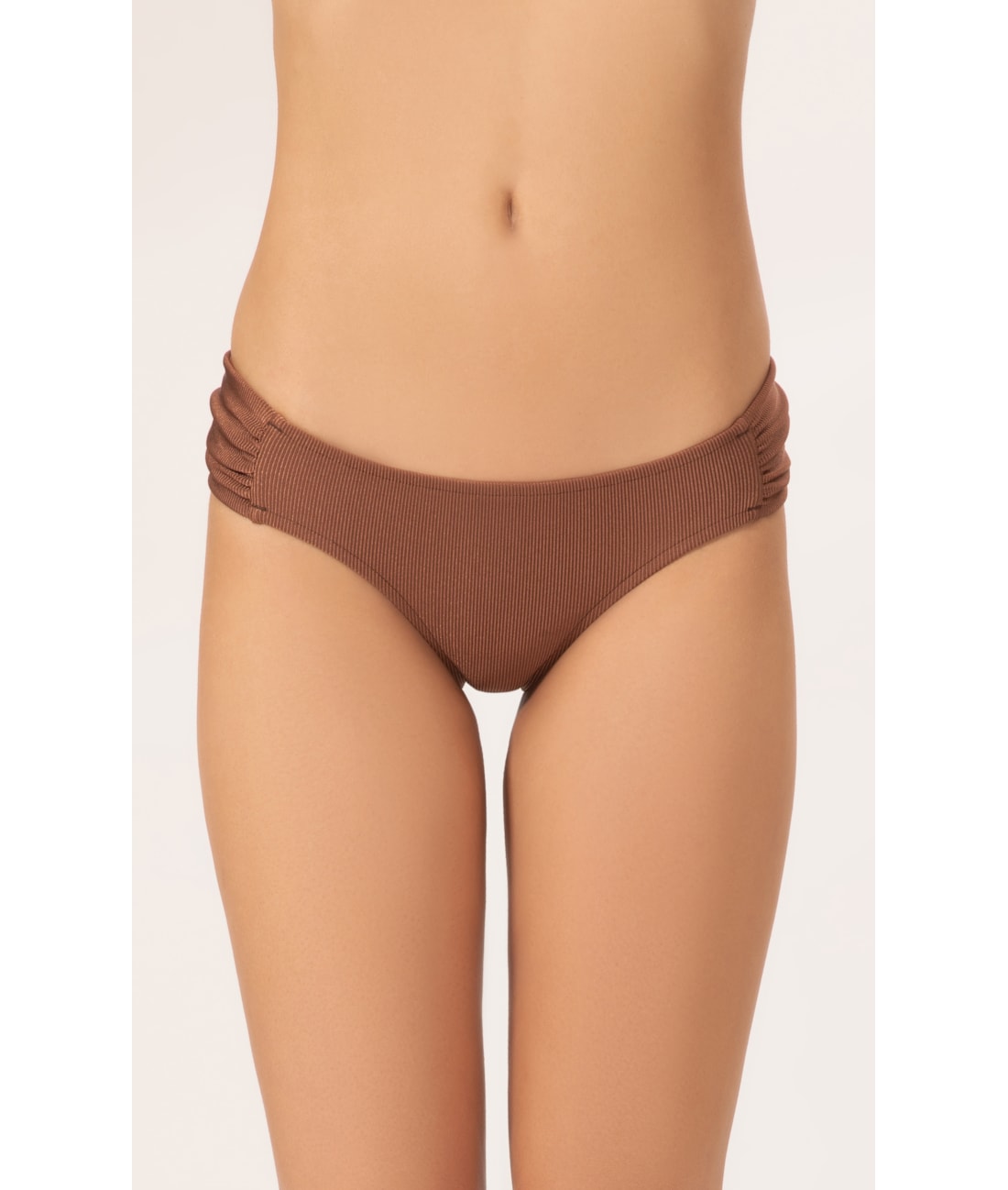 Calcinha Franzida Comfort Magic Marrom