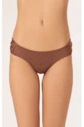 Calcinha Franzida Comfort Magic Marrom