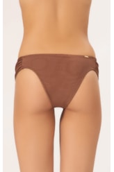 Calcinha Franzida Comfort Magic Marrom