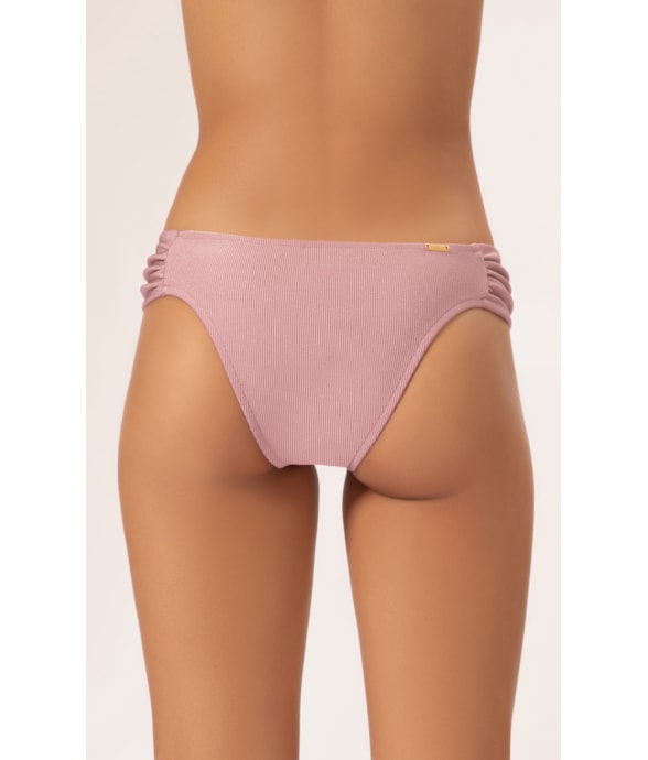 Calcinha Franzida Comfort Magic Rosa Dusty