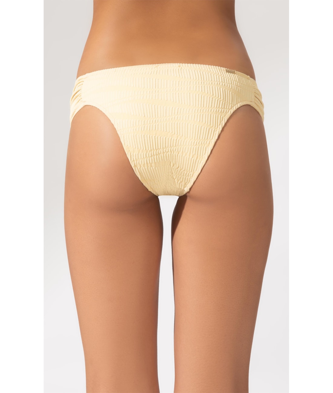 Calcinha Franzida Comfort Marée Amarelo Manteiga