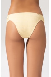 Calcinha Franzida Comfort Marée Amarelo Manteiga
