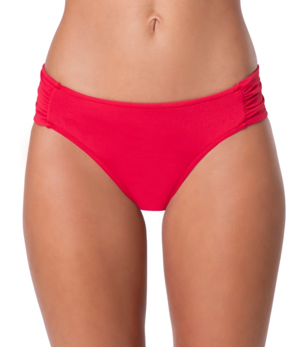 Calcinha Franzida Comfort Nassau Vermelho