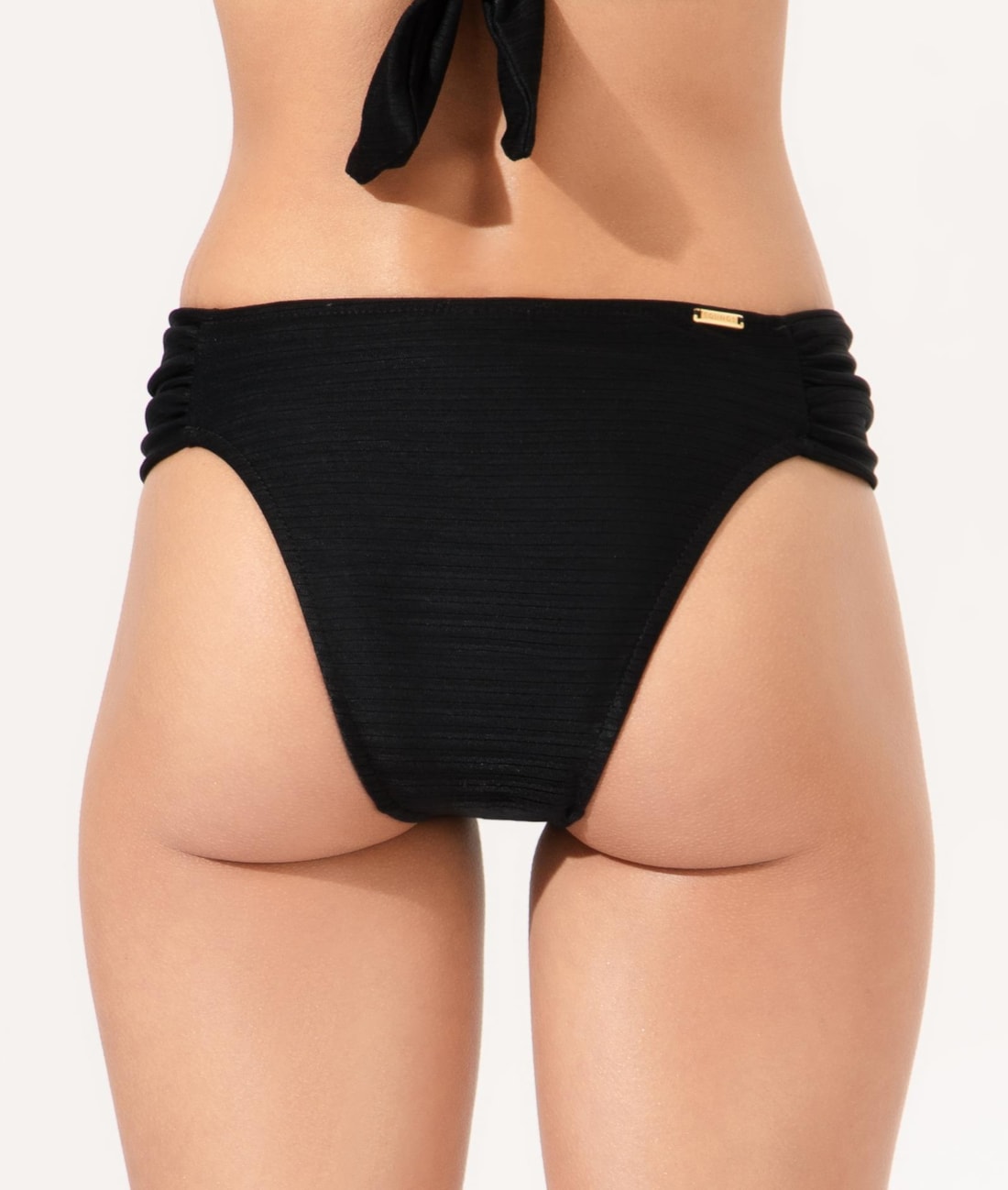 Calcinha Franzida Comfort Portal Preto