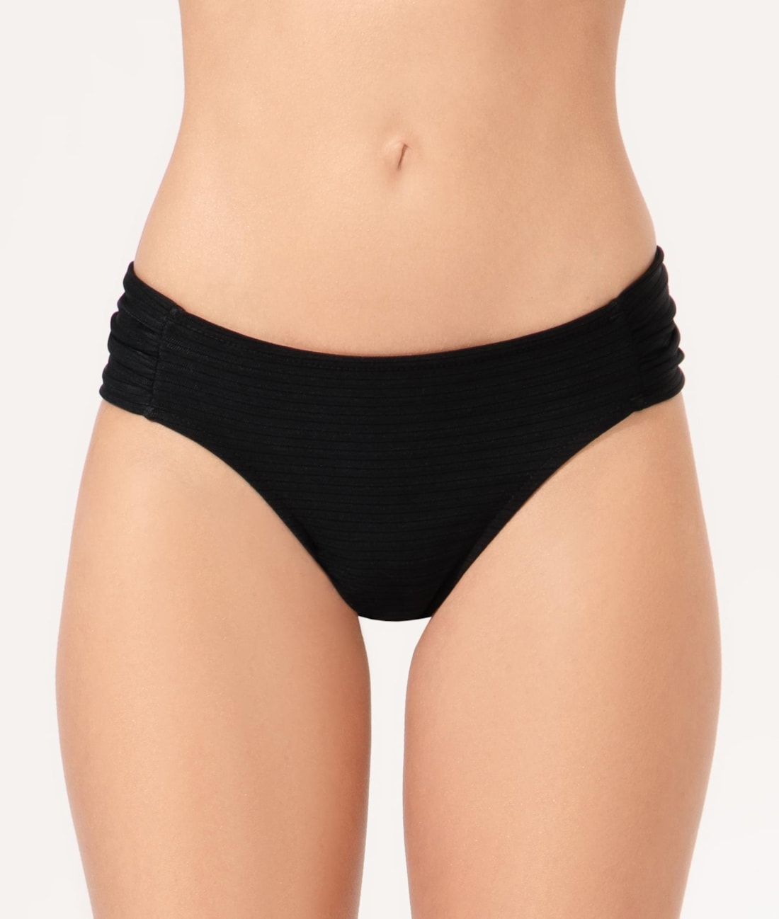 Calcinha Franzida Comfort Portal Preto