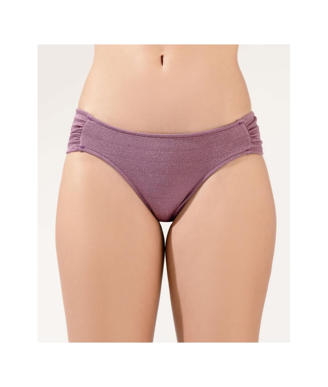 Calcinha Franzida Comfort Positano Roxo