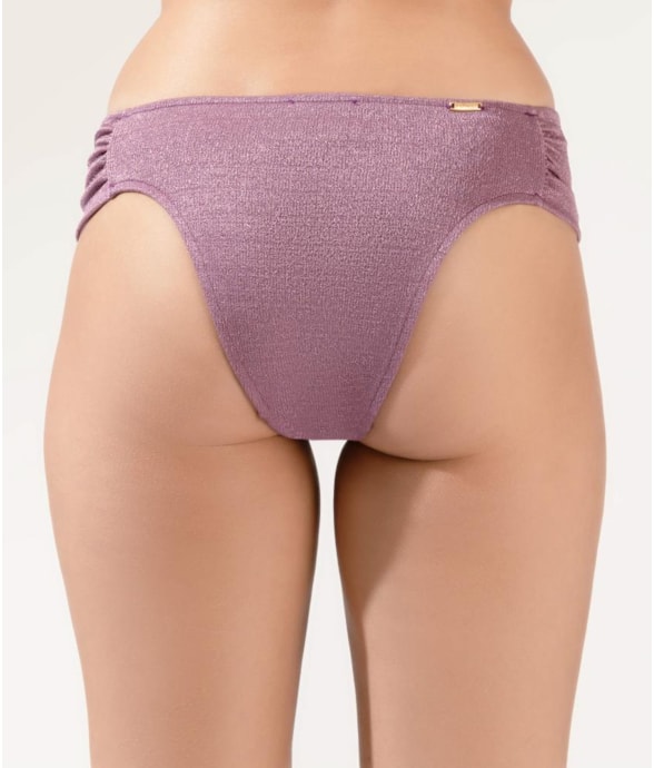 Calcinha Franzida Comfort Positano Roxo