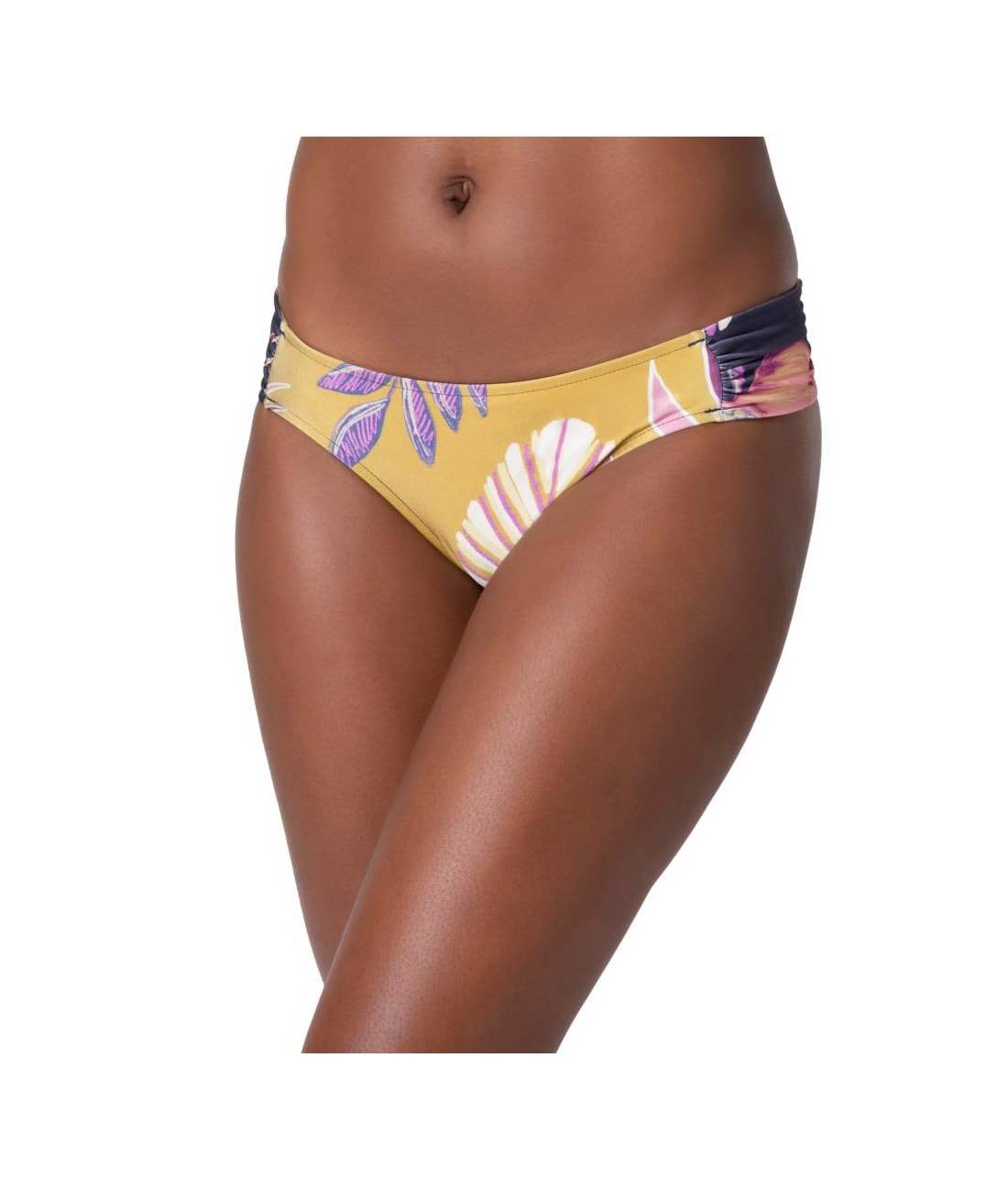 Calcinha Franzida Comfort Romã Amarelo