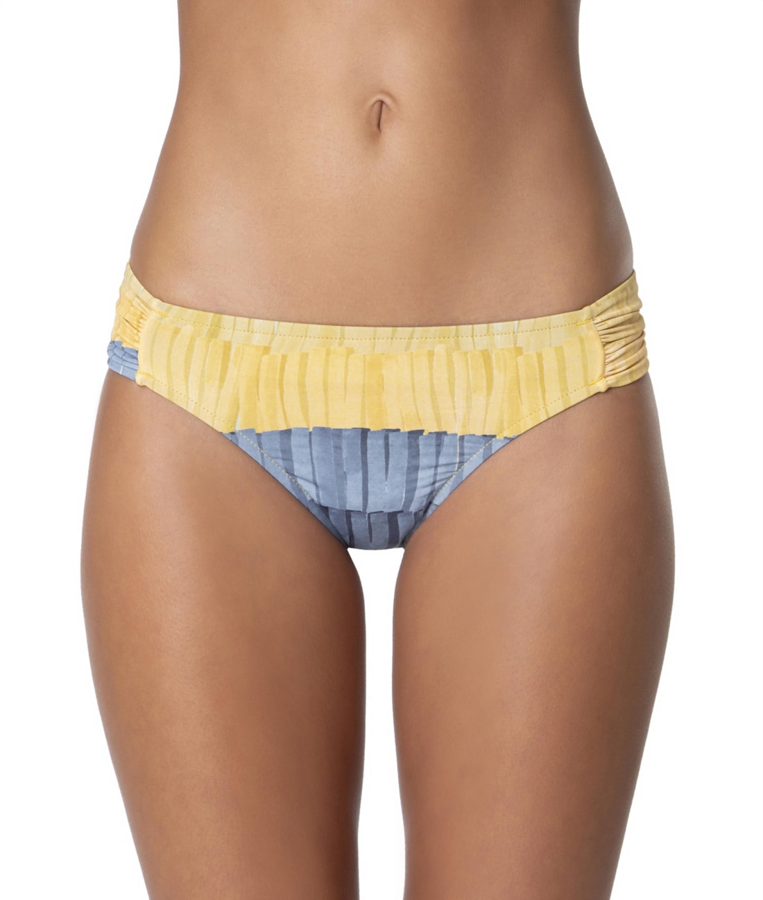 Calcinha Franzida Comfort Silk Amarelo