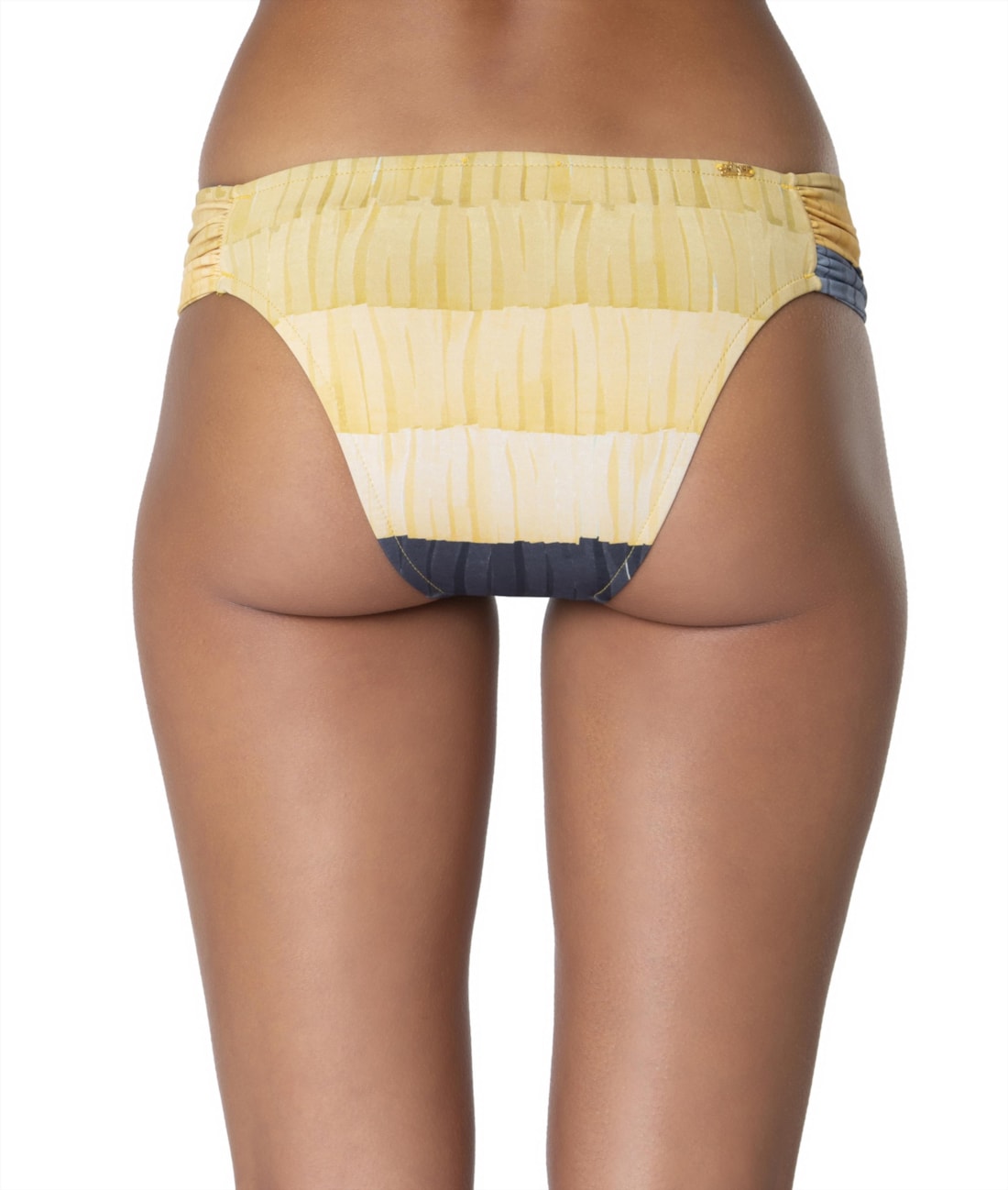 Calcinha Franzida Comfort Silk Amarelo