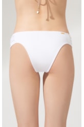 Calcinha Franzida Comfort Sky Branco