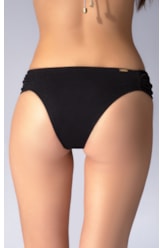 Calcinha Franzida Comfort Sky Preto