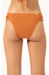 Calcinha Franzida Comfort Spritz Caramelo