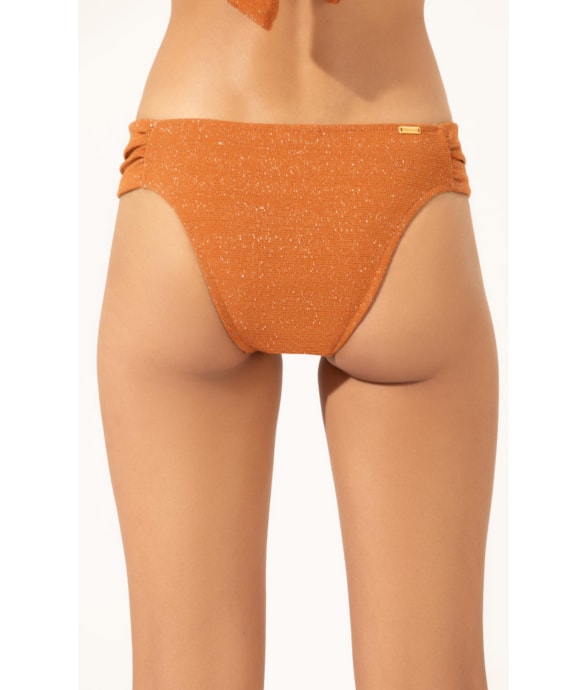 Calcinha Franzida Comfort Spritz Caramelo